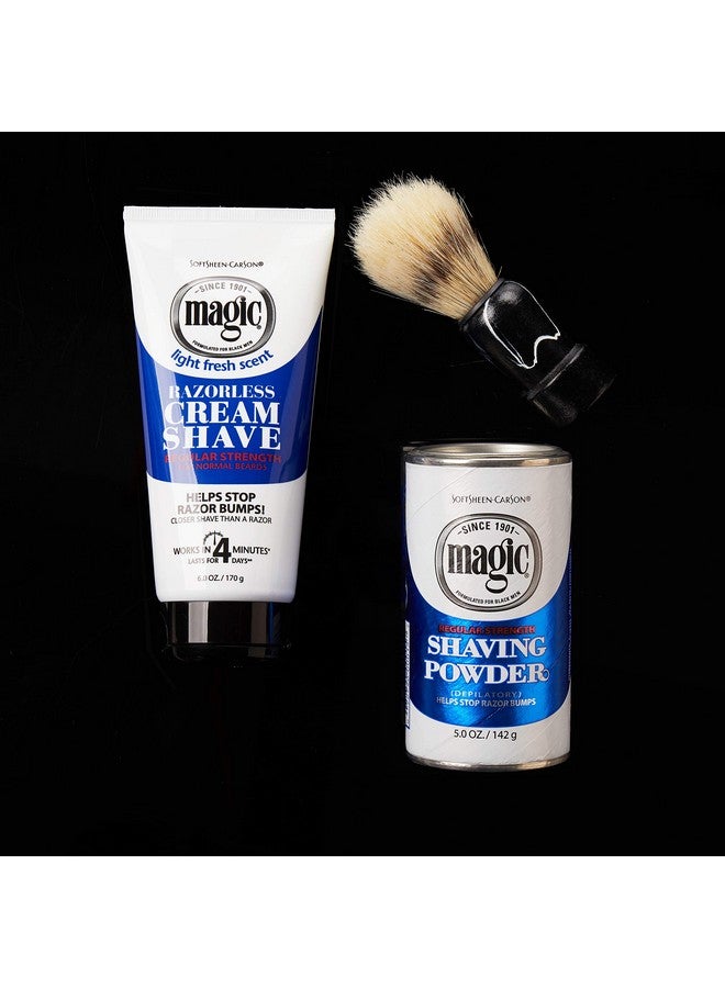 SoftSheen-Carson Magic Razorless Shaving Cream, Hair Removal Cream For Body Hair, Regular Strength Depilatory Cream, Works In 4 Minutes For Normal Hair, 2 Count - Image 3