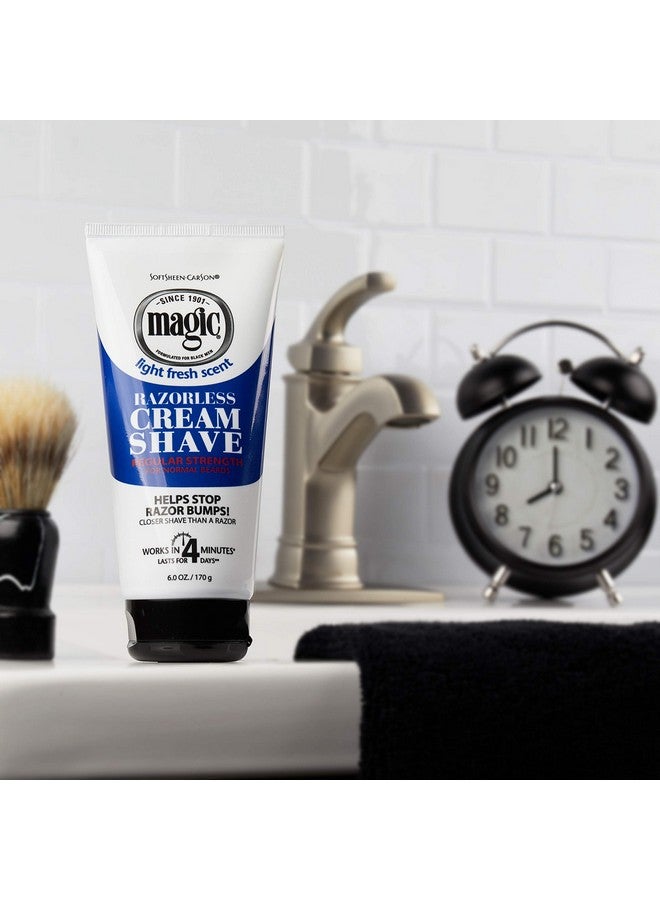 SoftSheen-Carson Magic Razorless Shaving Cream, Hair Removal Cream For Body Hair, Regular Strength Depilatory Cream, Works In 4 Minutes For Normal Hair, 2 Count - Image 2