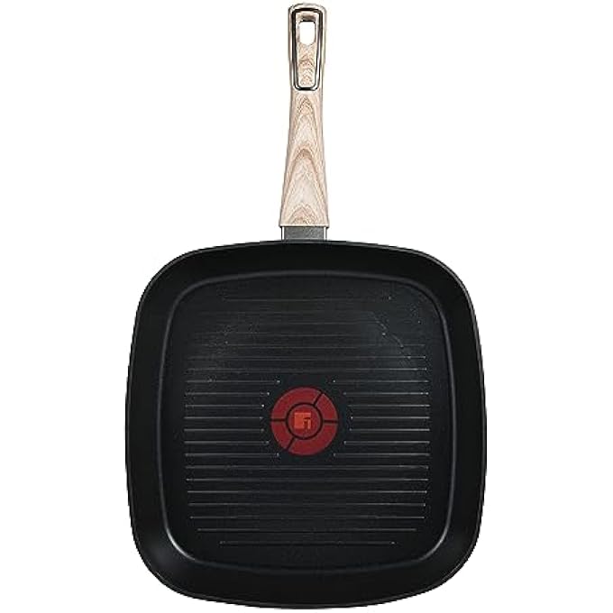 بيرجنر مقلاة شواء من الألومنيوم المطروق Ultimate Tx مقاس 28 سم مع قاعدة حثية بتقنية Heatdot باللون الرمادي Bg36180Gy - Image 2