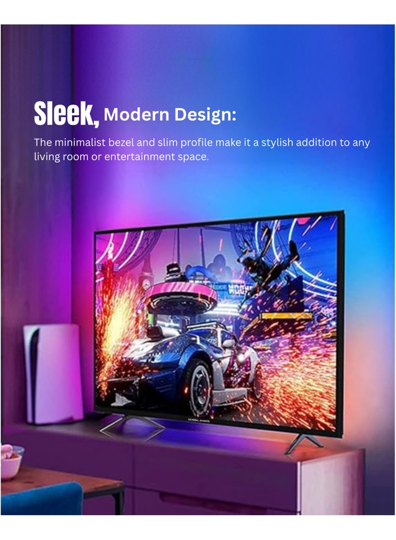 AVANOS 55-inch Android Smart LED TV, UHD, Netflix, YouTube,Prime, HDMI, USB - Image 2