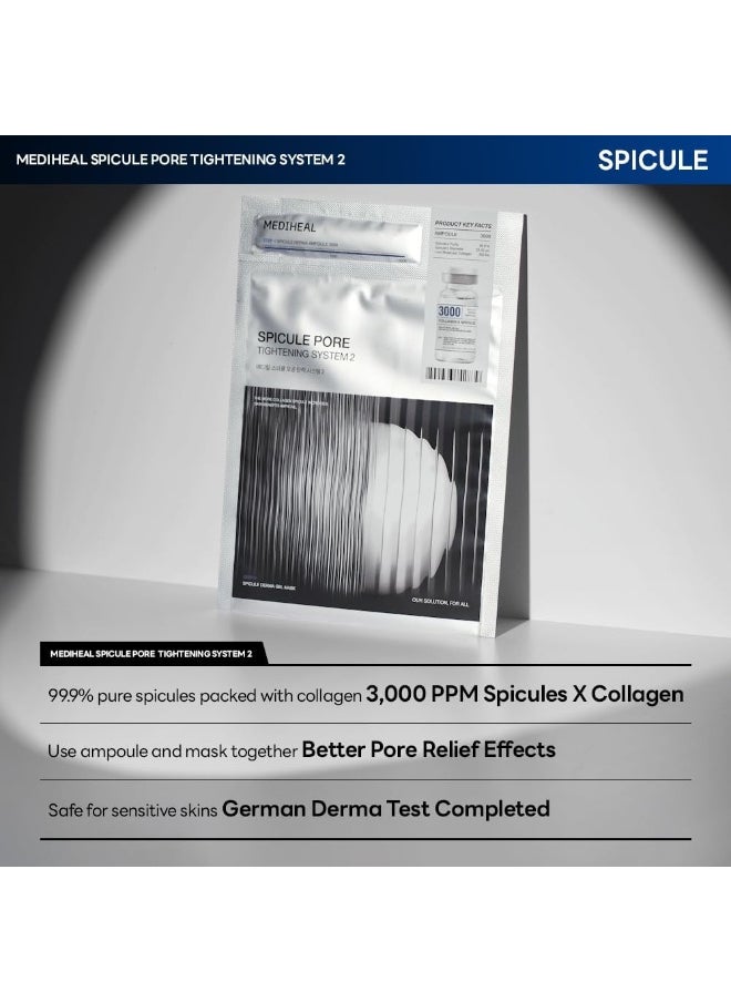 MEDIHEAL Collagen Spicule Pore Care System 4 Pcs - Serum & Gel Mask Set  - Image 5