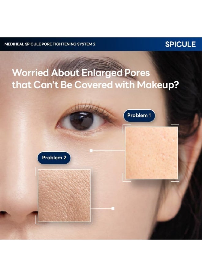 MEDIHEAL Collagen Spicule Pore Care System 4 Pcs - Serum & Gel Mask Set  - Image 2