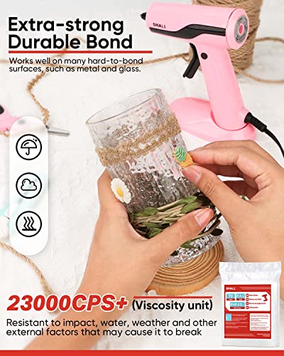 SHALL Full Size Hot Glue Sticks, 0.43” Dia x 8” Long, 70-Pack Clear Hot Melt Glue Gun Sticks for All-Temp Glue Guns, Multipurpose for Kids Adults DIY Art Craft Sealing Repairing Festival Decoration - Image 4