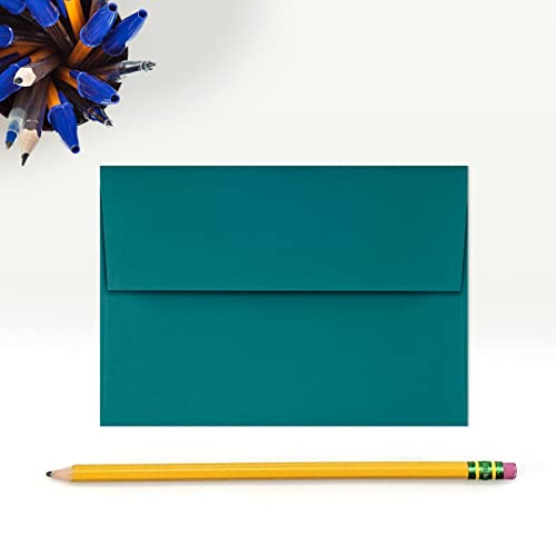 Envelopes Store LUXPaper 4Bar A1 Invitation Envelopes | Peel & Press | 3 5/8" x 5 1/8" | Teal | 80lb. Text | 50 Qty - Image 4