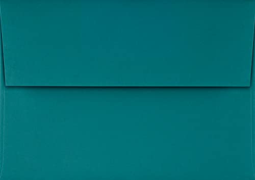 Envelopes Store LUXPaper 4Bar A1 Invitation Envelopes | Peel & Press | 3 5/8" x 5 1/8" | Teal | 80lb. Text | 50 Qty - Image 2
