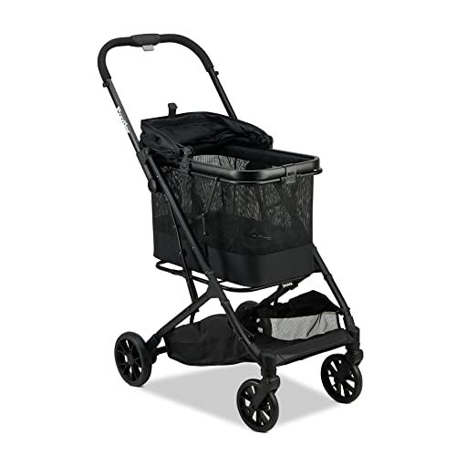 Joovy Pootler 2-in-1 Pet Stroller and Carrier Black - Image 2