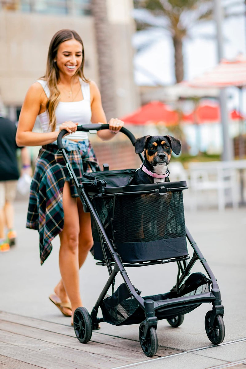 Joovy Pootler 2-in-1 Pet Stroller and Carrier Black - Image 5