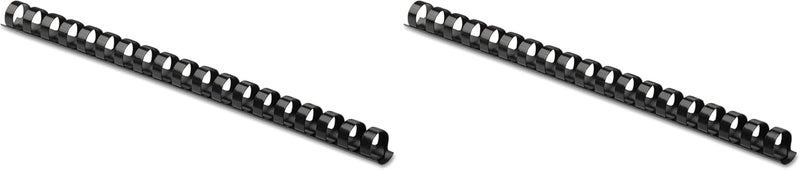 Fellowes 3/8in Black Binding Combs (50-Pack) - Image 1