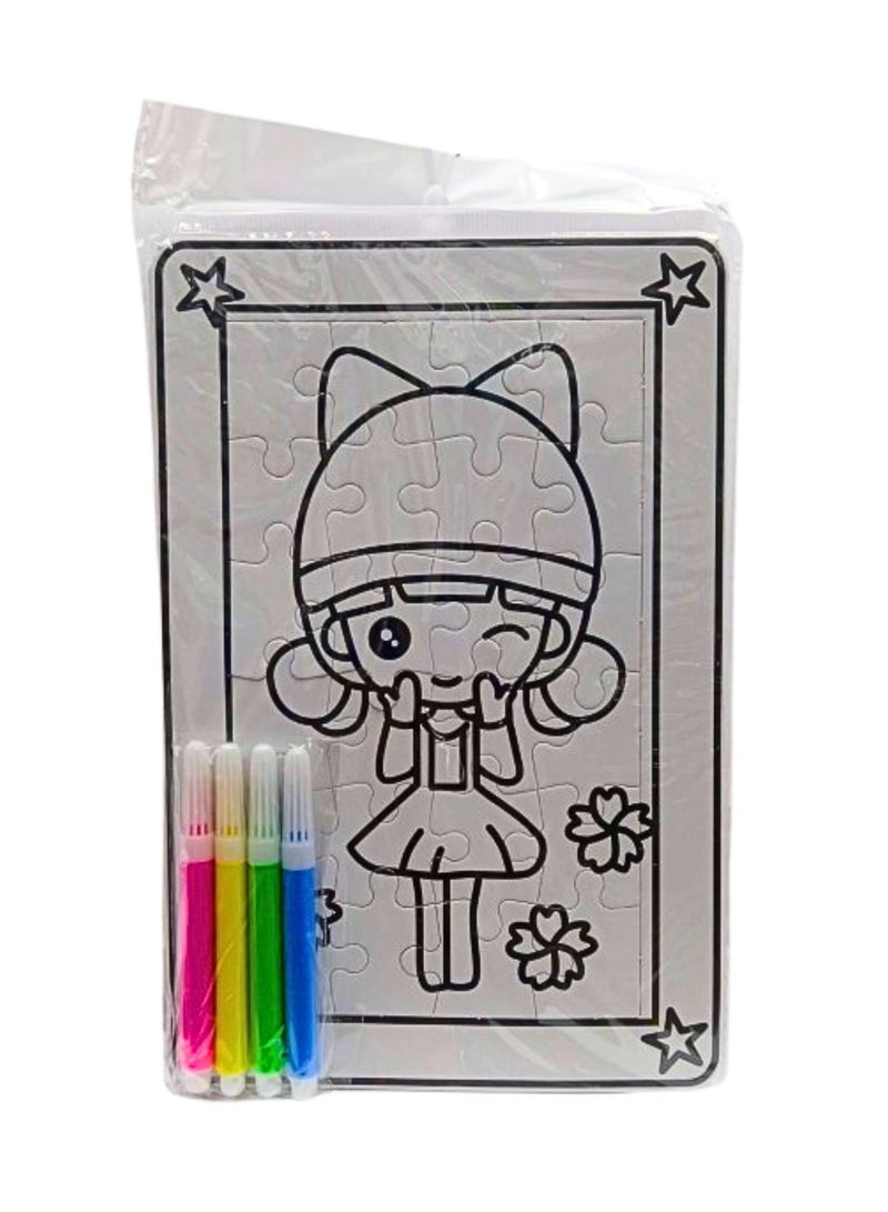 Puzzle Painting for Children & Kids Paperless Puzzle - 24 Pieces (Pack of 1) Age 3+ - Image 2