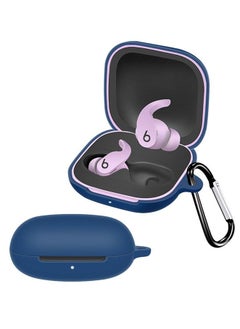 Silicone Case for Beats Fit Pro 2021with Keychain (Blue)