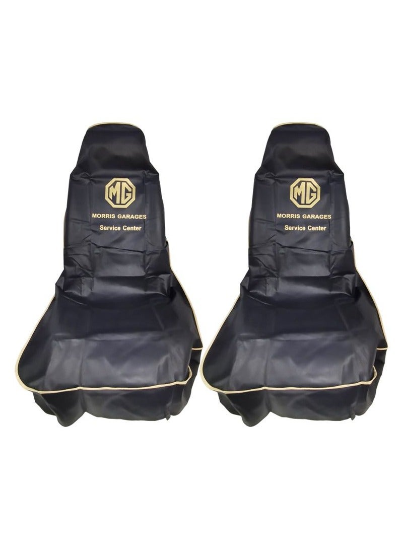 Universal Car Seat Dust Dirt Protection Cover, Extra Protection For Your Seat 2 pcs Set, Car Seat Cover, black