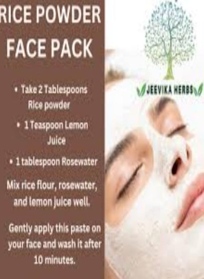 Pureindia | Handmade Rice Face Pack Powder | Men & Women, Rice Face Pack| 100gm - Image 3