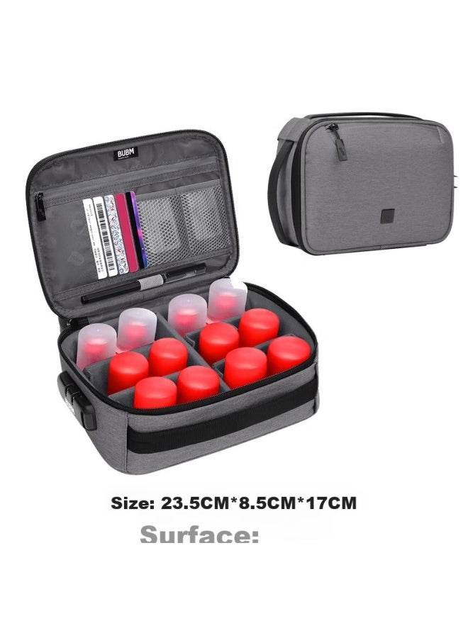Bubm Seal Storage Bag With Lock, Seal Storage Pouch, Financial Seal Box, Seal Collection Bag, Seal Box, Official Seal Storage Bag - Image 1