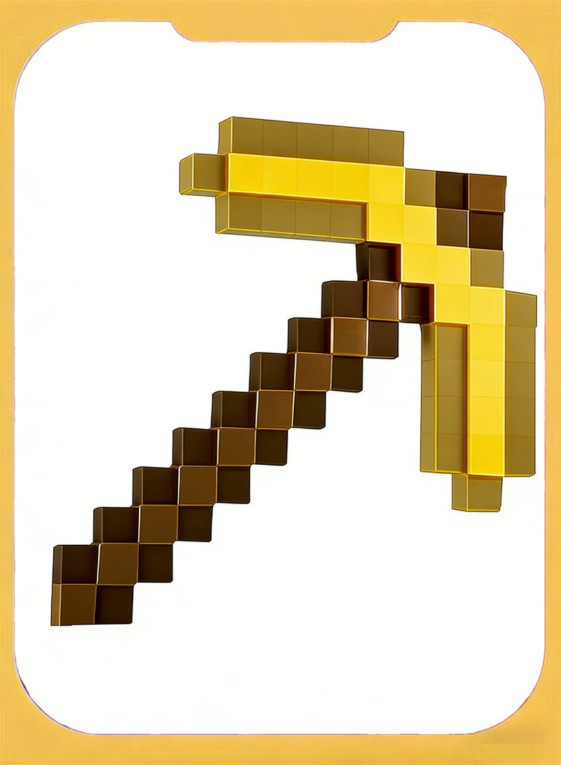 Minecraft Transforming Sword and pickaxe Game Toy Sword Transforming Diamond Sword & Pick-Axe 2-in-1 Toy Accessory, Foam Sword Pickaxe and Axe for Role-Play & Costumes - Image 1