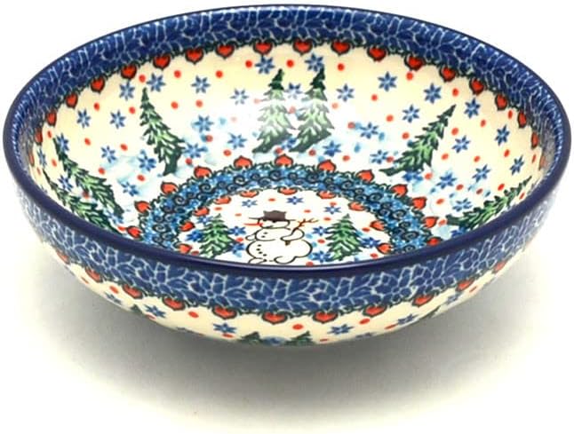 Polish Pottery Gallery Polish Pottery Bowl  Contemporary Salad  Unikat Signature  U4661 - Image 1