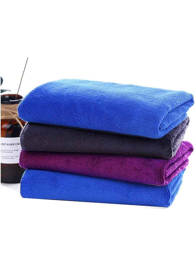 S SYMEFER SYMEFER Gym Towels for Men & Women Microfiber Sports Towel Set Fast Drying & Absorbent Workout Sweat Towels for Fitness Yoga Golf Camping Gift Present (4) - Image 3