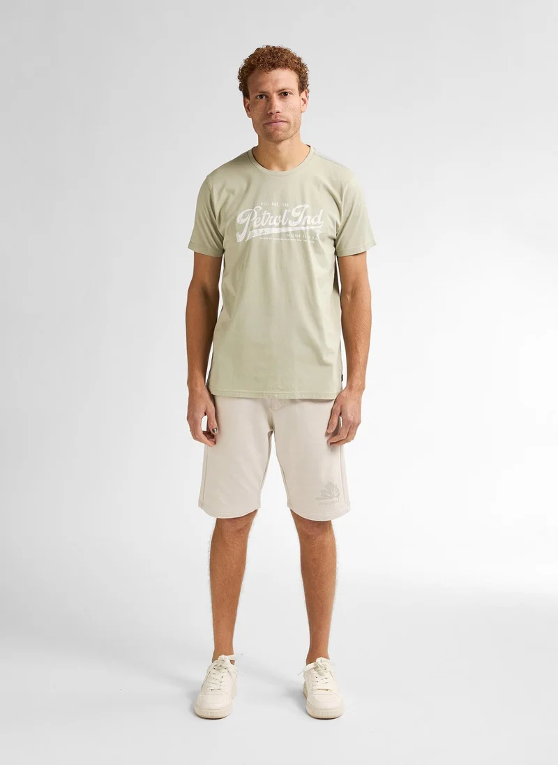 Petrol Industries 6173-Desert Sage Men T-Shirt SS Classic Print for Men | Best Price UAE