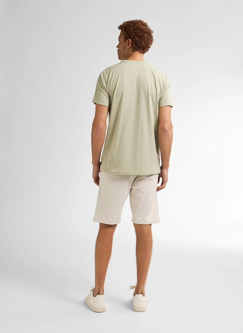 Petrol Industries 6173-Desert Sage Men T-Shirt SS Classic Print for Men | Best Price UAE