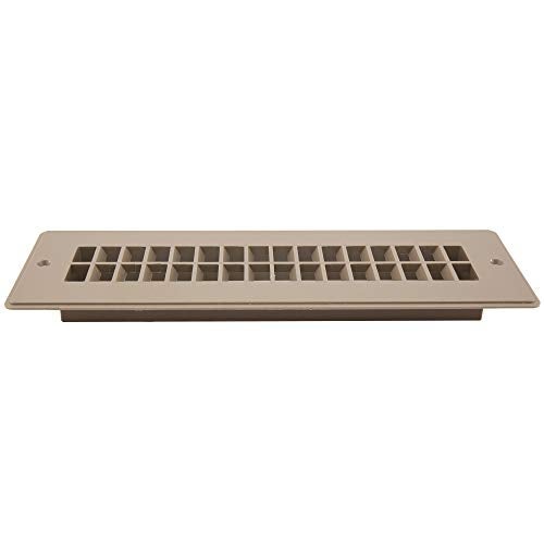 RecPro RV Floor Register | RV Stationary Vent Cover | 2-1/4" x 10-1/8" Insert | Undampered Duct (Beige) - Image 2