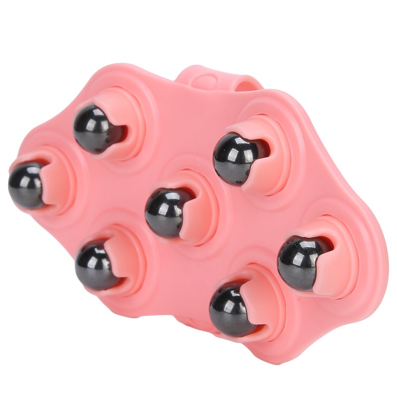 Portable Massage Glove: 7 Magnetic Bead Balls, Eco-Friendly TPR Material, Ergonomic Adjustable 3-Gear Strap - Deep Kneading Muscle Relaxation Glove for Home Massage Muscle Recovery - Image 5