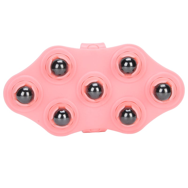 Portable Massage Glove: 7 Magnetic Bead Balls, Eco-Friendly TPR Material, Ergonomic Adjustable 3-Gear Strap - Deep Kneading Muscle Relaxation Glove for Home Massage Muscle Recovery - Image 2