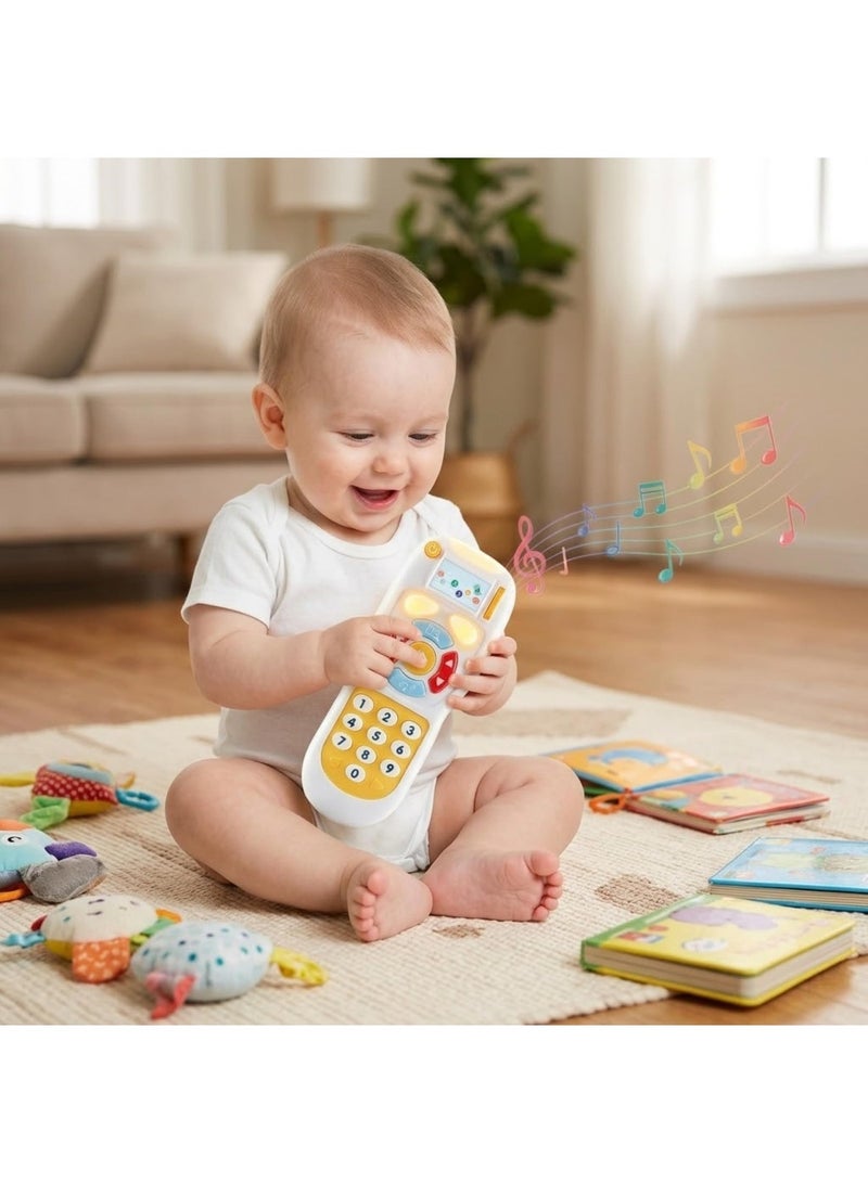 Twisoo Remote Phone Toy for Kids with Music, Lights & Number Buttons, Educational Musical Mobile Toy for Toddlers, Pretend Play Learning Phone Gift for Boys Girls Babies Ages 3+ - Image 2