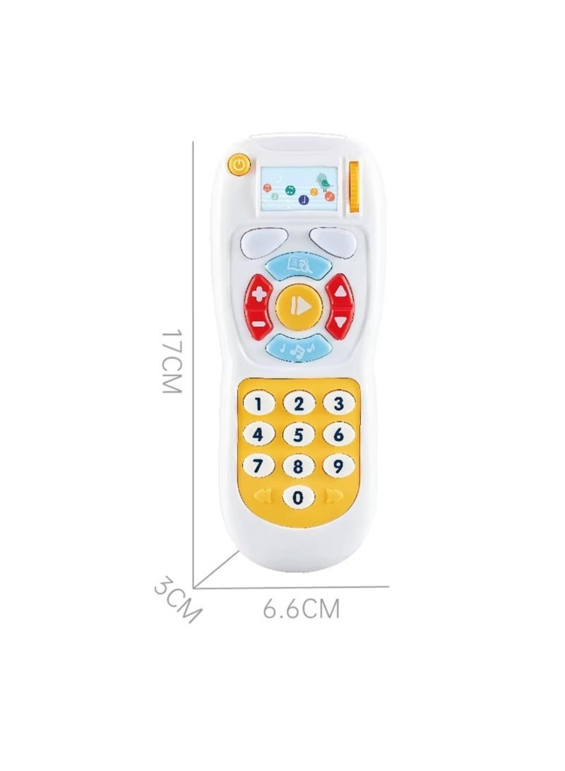 Twisoo Remote Phone Toy for Kids with Music, Lights & Number Buttons, Educational Musical Mobile Toy for Toddlers, Pretend Play Learning Phone Gift for Boys Girls Babies Ages 3+ - Image 3