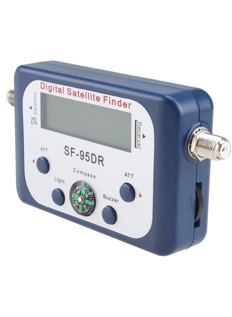 Digital Satellite Signal Finder Meter for Dish Network Directv FTA with Compass and Audio Tone - Blue  - Image 5