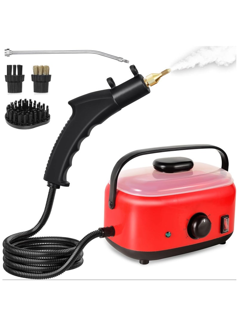 AROAQ Handheld Steam Cleaner High Temperature High Pressure Steam Cleaner with 3 Brush Heads Portable Steam Cleaner with 1.5L Tank For Car Detailing Kitchen Bathroom Floors - Image 1