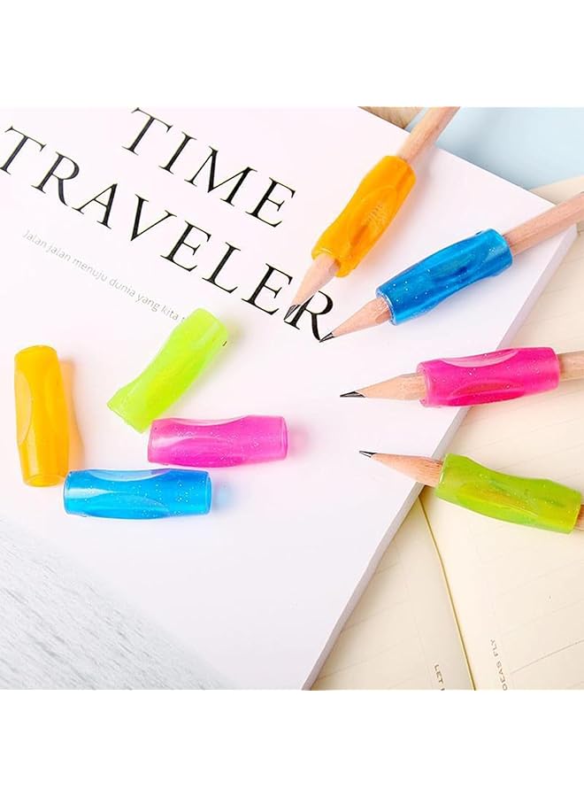 erorex Pencil Grips For Kids Pencil Gripper Holder 8 Pcs Silicone Material Soft Touch Flexible Comfortable Practical Portable Tool Suitable For Children And Students Aged 3 7 - Image 5