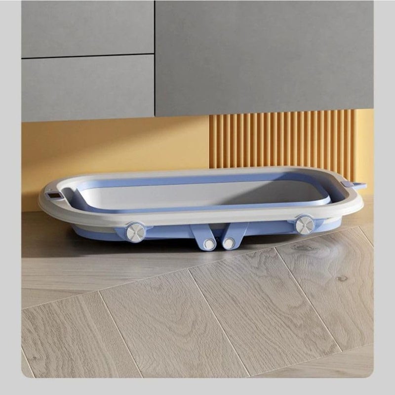 Turtees® Baby Anti Slip Foldable Bath Tub with Thermometer - Image 5