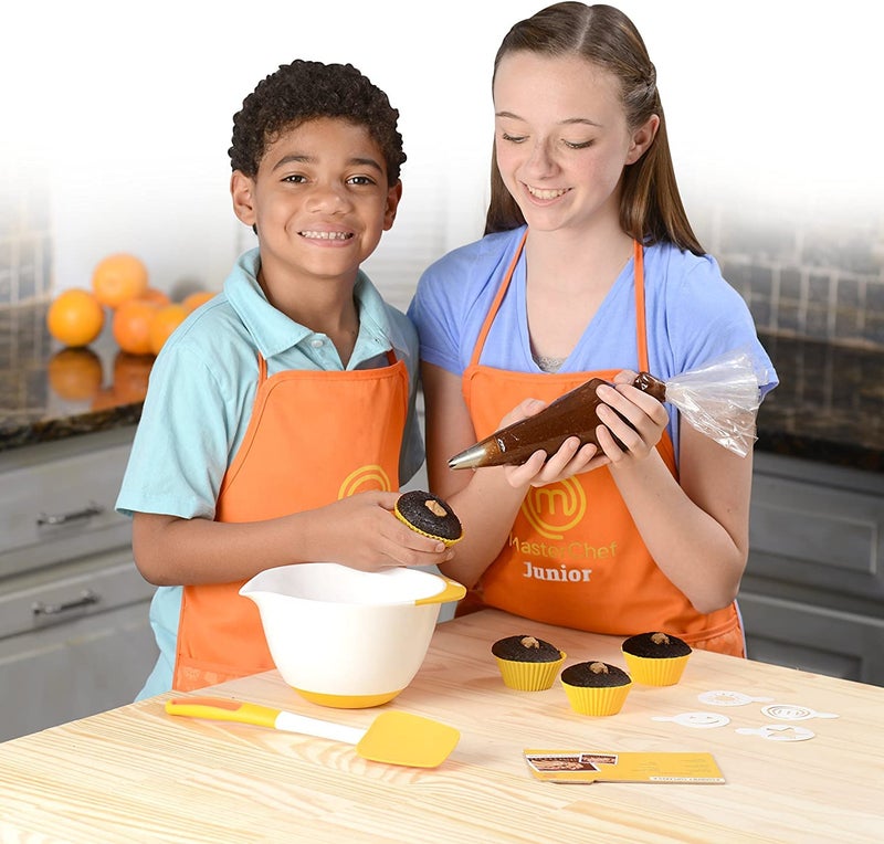 MasterChef Junior Baking Kitchen Set for Kids - 7 Pc. Kit Includes Real Cooking Tools for Kids w Recipes, Xmas Holiday Gift Party- Homemade Treats - Image 5