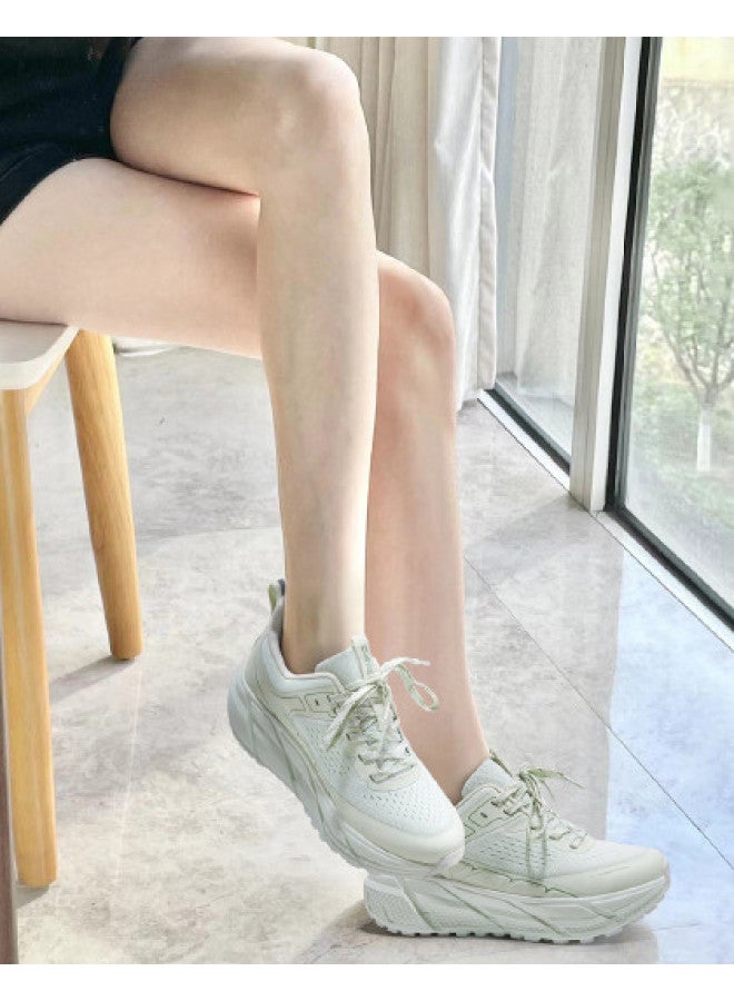 camel Cloud Runner】women's Athletic Shoes, Breathable Lightweight Platform Sneakers With Increased Height, Rebound Cushioning For Running, Spring And Autumn Collection - Image 1