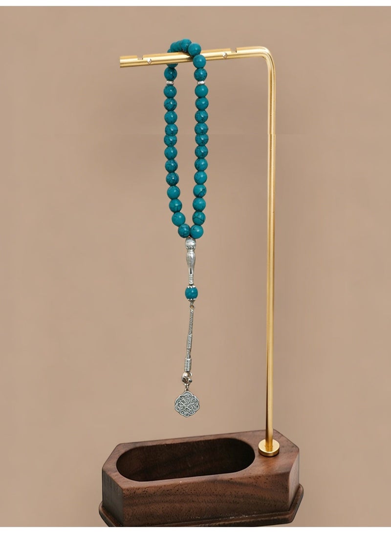 عام 33 سبحة صلاة من الحجر الصناعي/ta S مغلقة/10 مم - Image 2