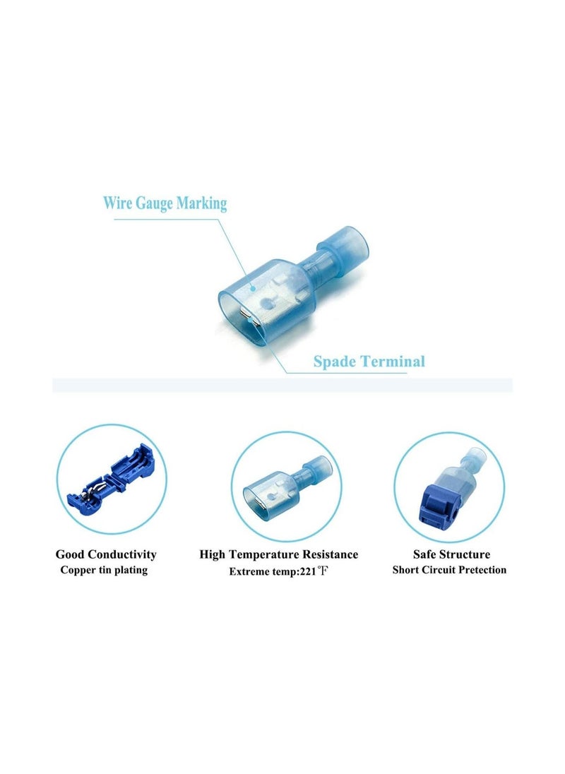 Generic 240-Piece T-Tap Wire Connectors Terminals  - Image 5