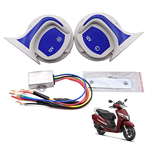 Asryd Mocc Horn 18 in 1 Digital Tone Magic Horn for Honda Activa 125 (Set of 2) - Image 1