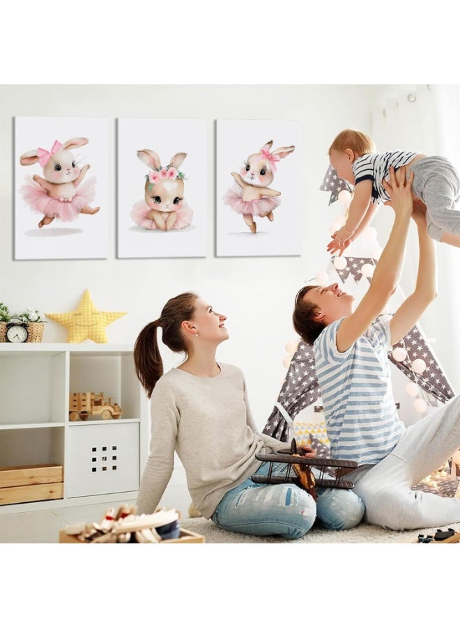 موان تابلوه حائط اطفال 3 قطع 30×40 سم لكل قطعة - سمك 30 مم - طباعة ديجيتال بطبقة UV - لاصق ذاتي سهل التركيب- خامات امنه - Image 4