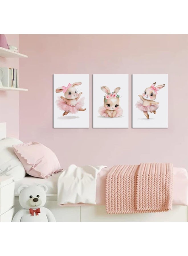 موان تابلوه حائط اطفال 3 قطع 30×40 سم لكل قطعة - سمك 30 مم - طباعة ديجيتال بطبقة UV - لاصق ذاتي سهل التركيب- خامات امنه - Image 2