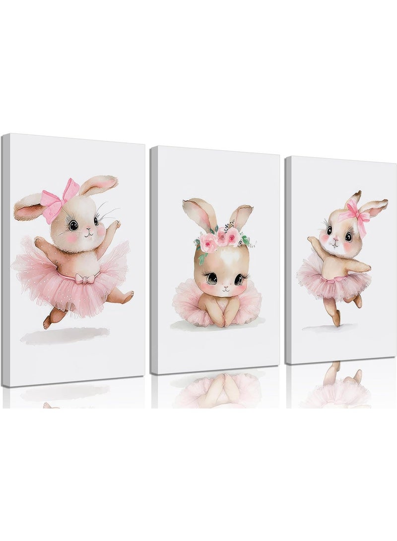 موان تابلوه حائط اطفال 3 قطع 30×40 سم لكل قطعة - سمك 30 مم - طباعة ديجيتال بطبقة UV - لاصق ذاتي سهل التركيب- خامات امنه - Image 1