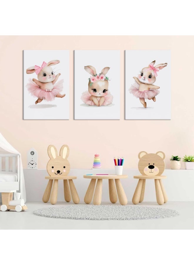 موان تابلوه حائط اطفال 3 قطع 30×40 سم لكل قطعة - سمك 30 مم - طباعة ديجيتال بطبقة UV - لاصق ذاتي سهل التركيب- خامات امنه - Image 3