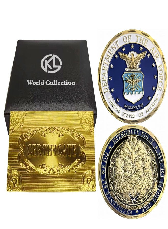 Jofanvin Air Force Gifts ChallengCoin Sets with Box,Best Gifts for Airmen (AIR Force) - Image 1