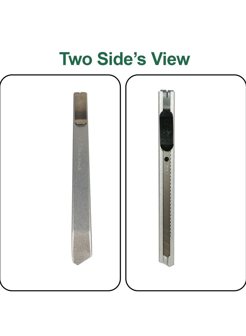 Generic Stainless Steel Sliding Blade Knife 1 Pcs Paper Blade Cutter - Image 4