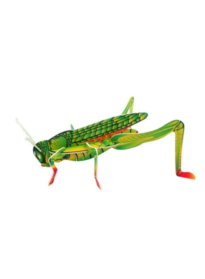 أحجية الصور المقطوعة ثلاثية الأبعاد للحشرات للأطفال التعليم المبكر ألعاب مكعبات البناء التعليمية - Image 1