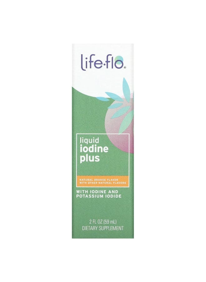 Life-flo Life-flo, Liquid Iodine Plus, Natural Orange, 150 mcg, 2 fl oz (59 ml) 