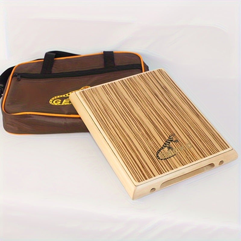 GECKO PAD-2 Portable Drum Kit - Easy-to-Learn Handheld Percussion Instrument with Carrying Case, Zebrawood Technology, Includes Travel Bag - Image 3