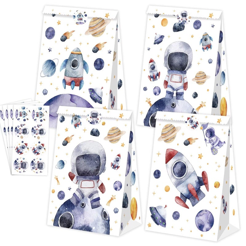 BQK 24Pcs Space Goodie Bags for Party Favors, Gift, and Birthday Decorations - Party Supplies - Image 1