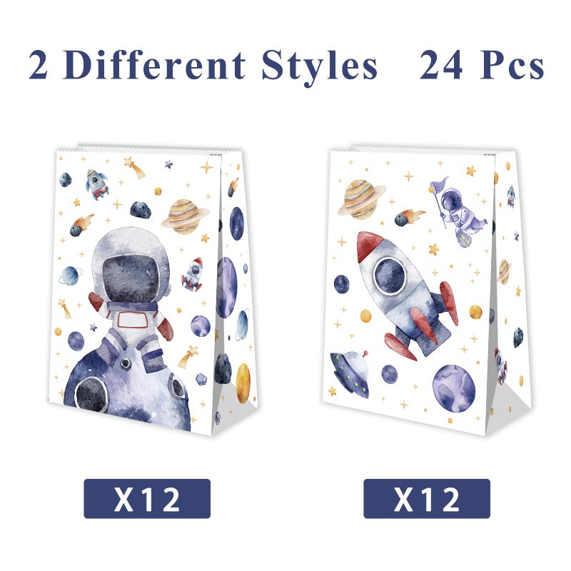 BQK 24Pcs Space Goodie Bags for Party Favors, Gift, and Birthday Decorations - Party Supplies - Image 5