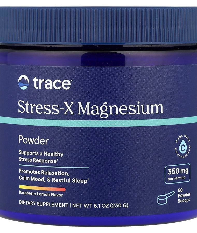 TRACE Stress-X Magnesium Powder Raspberry Lemon 8.1 oz (230 g)