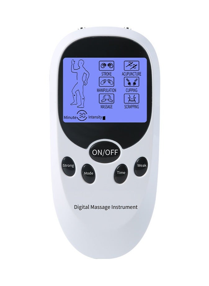 general Double-hole massager Massager Meridian Meter Electronic Pulse Massager Microcurrent Home Massager Relax Muscles - Image 2