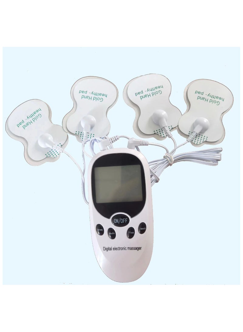 general Double-hole massager Massager Meridian Meter Electronic Pulse Massager Microcurrent Home Massager Relax Muscles - Image 3